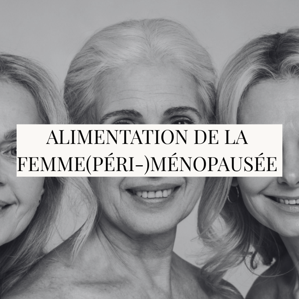 ALIMENTATION MÉNOPAUSE