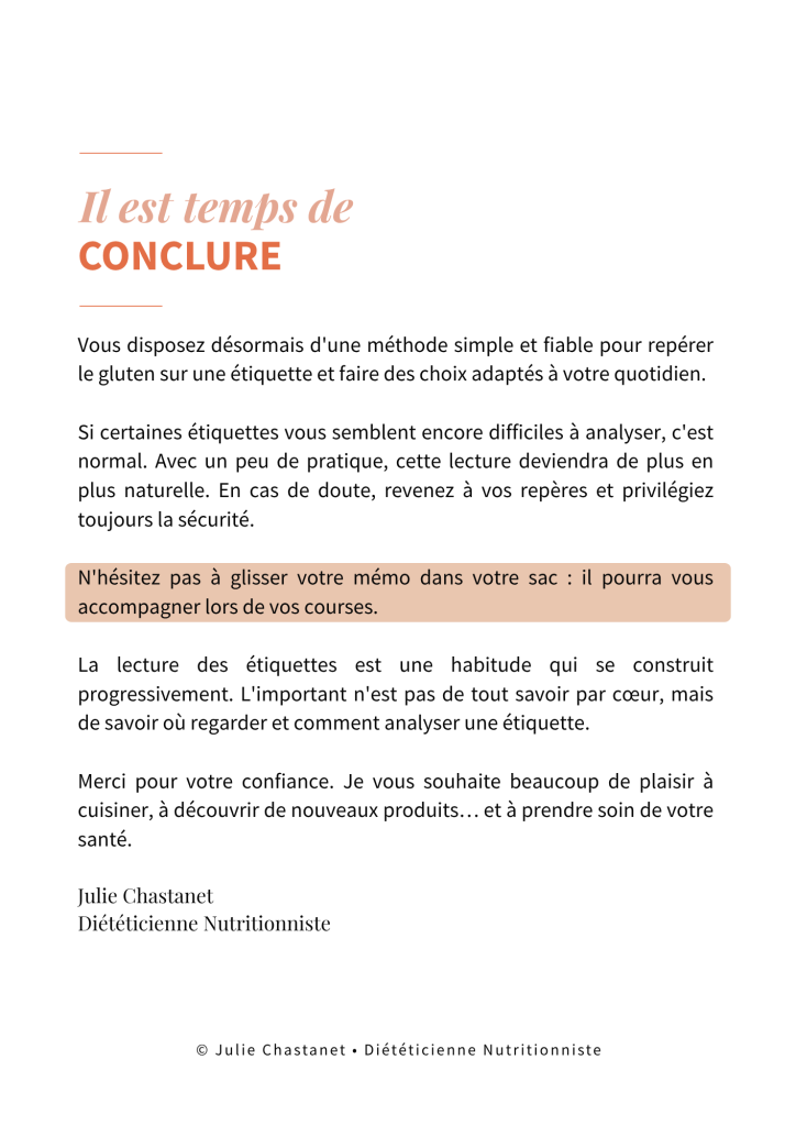 ebook lecture d'etiquettes sans gluten maladie cœliaque
