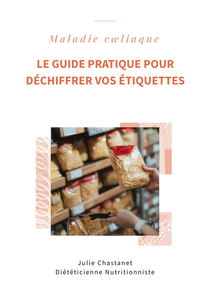 Couverture ebook lecture d'etiquettes sans gluten maladie cœliaque