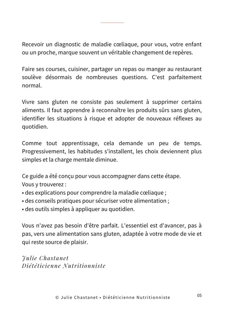 contenu gratuit ebook maladie cœliaque