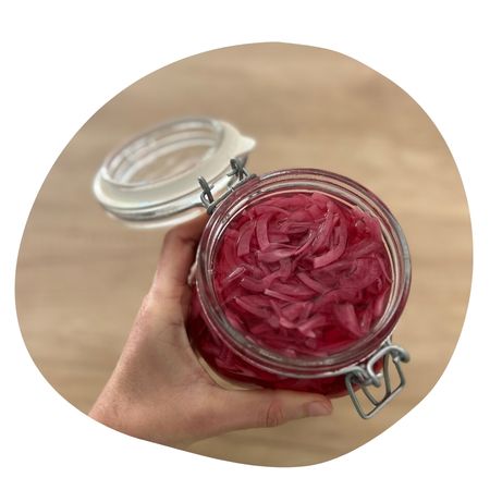 Recette de pickles d'oignons rouges