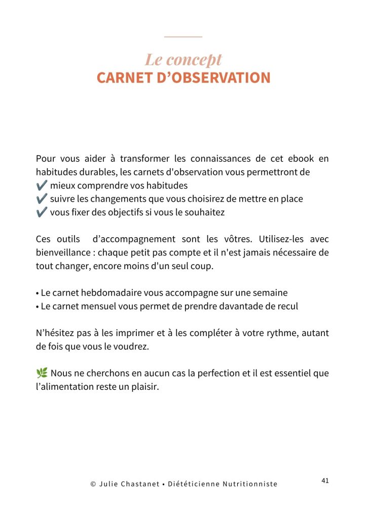 page intro carnets d'observation ebook alimentation variée et équilibrée